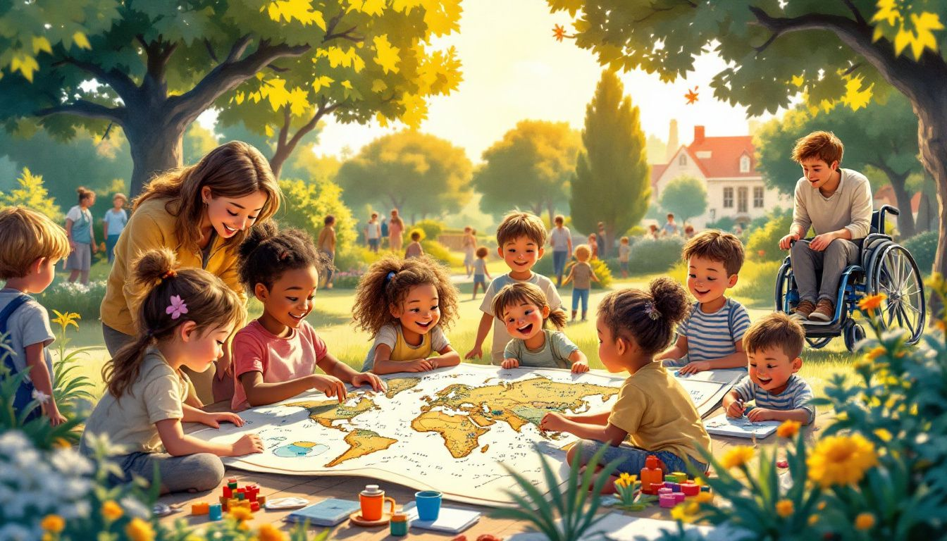 Different types of special schools catering to various educational needs.