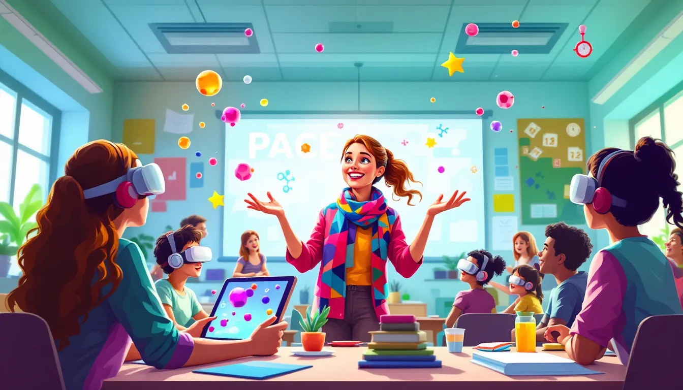 Teachers implementing PACE teaching strategies in a classroom.